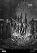 Dante's purgatory, part of his Divine Comedy. Illustration by Gustave ...