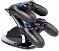 Base Cargador Doble para Joystick Dualshock PS4