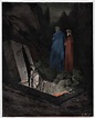 Inferno, Canto 10 : Farinata degli Uberti addresses Dante, illustration ...