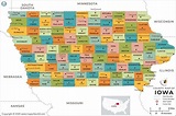 Iowa County Map | Iowa Counties