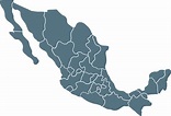 dibujo a mano alzada del mapa de México. 14219853 PNG