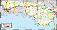 Map Of Florida Panhandle Beaches - Printable Maps