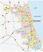 Map of Chicago neighborhood: surrounding area and suburbs of Chicago