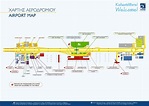 Map of Athens airport: airport terminals and airport gates of Athens