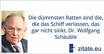 Dr. Wolfgang Schäuble | zitate.eu