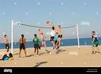 Spanish beach volleyball hi-res stock photography and images - Alamy