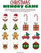 Christmas Memory Game (Printable Matching Game) - Crafty Morning