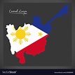 Central luzon map philippines Royalty Free Vector Image