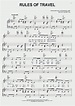 Rules Of Travel Piano Sheet Music | OnlinePianist