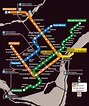 Metro map of Montreal. (Source: STM (2009)) | Download Scientific Diagram