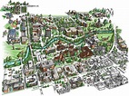 Wofford College Campus Map – Map Vector