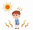Heatstroke Stock Illustration - Download Image Now - Heat - Temperature ...