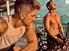 Luke Evans et Rafael Olarra sur Instagram, octobre 2019. - Purepeople