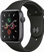 Apple Apple Watch Series 5 (GPS) 44mm Space Gray Aluminum Case with ...