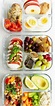 Easy Healthy Lunches, Make Ahead Lunches, Prepped Lunches, Healthy Meal ...