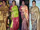10 Best Kanjivaram Silk Saree Looks Of Rekha! – South India Fashion