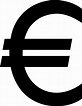 Euro sign PNG transparent image download, size: 2944x3818px