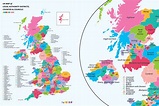 UK Map of Local Authority Districts, Counties and Councils - PAPERZIP
