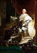 Portrait de Louis XVIII en habits de sacre,par François Gérard, XIXe ...
