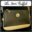 La Tour Eiffel Handbag Leather La Tour Eiffel Purse, Rare Vintage, Bag ...