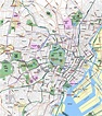 Tokio mapa de la ciudad - mapa de la Ciudad de Tokio (Kantō - Japón)