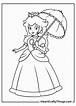 Princess Peach And Mario Coloring Pages