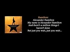 Hamilton Soundtrack Alexander Hamilton Lyrics - Descargar Musica Mp3