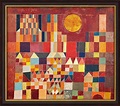 Bild "Burg und Sonne" (1928), gerahmt von Paul Klee kaufen | ars mundi