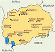 Mapa de Macedonia - datos interesantes e información sobre el país