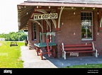 New Oxford, PA, USA - June 2, 2012: The New Oxford Train Station, which ...