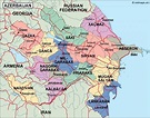 azerbaijan political map. Illustrator Vector Eps maps. Eps Illustrator ...