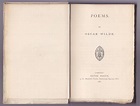 Poems. by Oscar Wilde: Near Fine Hardcover (1881) 1st Edition | Gates ...