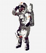 Astronaut Floating In Outer Space - Neil Armstrong On The Moon ...