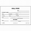 Hallway Passes For School - Kaza.psstech.co - Free Printable Hall Pass ...