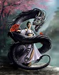 Woman and Chinese Dragon | Dragon artwork, Dragon art, Anne stokes art