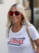 Nicole Appleton: Arrives at AOL in London -04 – GotCeleb