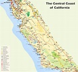 California Central Coast Map - Ontheworldmap.com