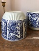 Delft blue Dutch porcelain planters Delft Bluw Petrus Regout & CO ...