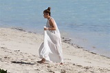 Jennifer Lopez – In a bikini paddle-boarding on the beach in Turks and ...