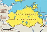 Mecklenburg-Vorpommern Karte Bundesländer | Landkarte Deutschland ...