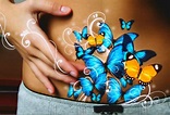 Was bedeutet Schmetterlinge im Bauch - warum entsteht dieses Gefühl