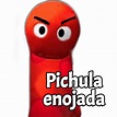 Pichula enojada PNG transparente - Descargar Stickers