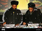 Jazzie B and Daddae Harvey of Soul 2 Soul at the Hay festival Wales ...