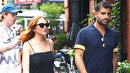Lindsay Lohan e o novo marido Bader Shammas fazem uma viagem a NYC ...