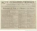 Acte Constitutionnel, précédé de la Declaration des Droits de l'Homme ...