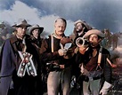 RARE COLOR STILL JOHN WAYNE PAYING RESPECT WITH CAST MEMBERS for Sale ...