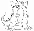 Dibujos de Godzilla para colorear e imprimir– ColoringOnly.Com