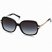 Michael Kors Women's Gradient Adrianna II MK2024-316011-57 Black Square ...