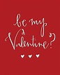 Be My Valentine Valentine's Day Decor Wall by LetteredLifeShop, $14.00 … | Valentine day love ...