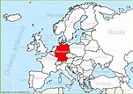 Alemania en el mapa de Europa | Италия карта, Карта, Карта мира